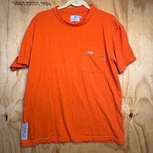 Tyndale FRMC Flame Resistant Work Shirt Orange Size L Made USA‎ HRC2